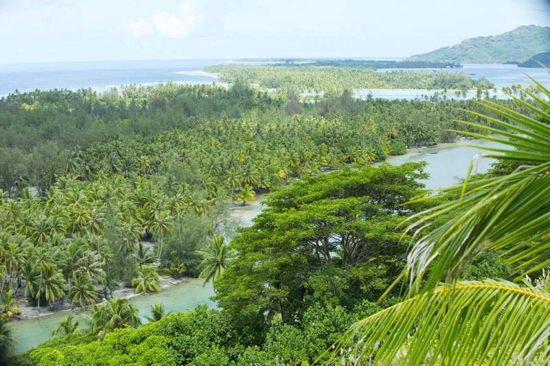 Huahine island